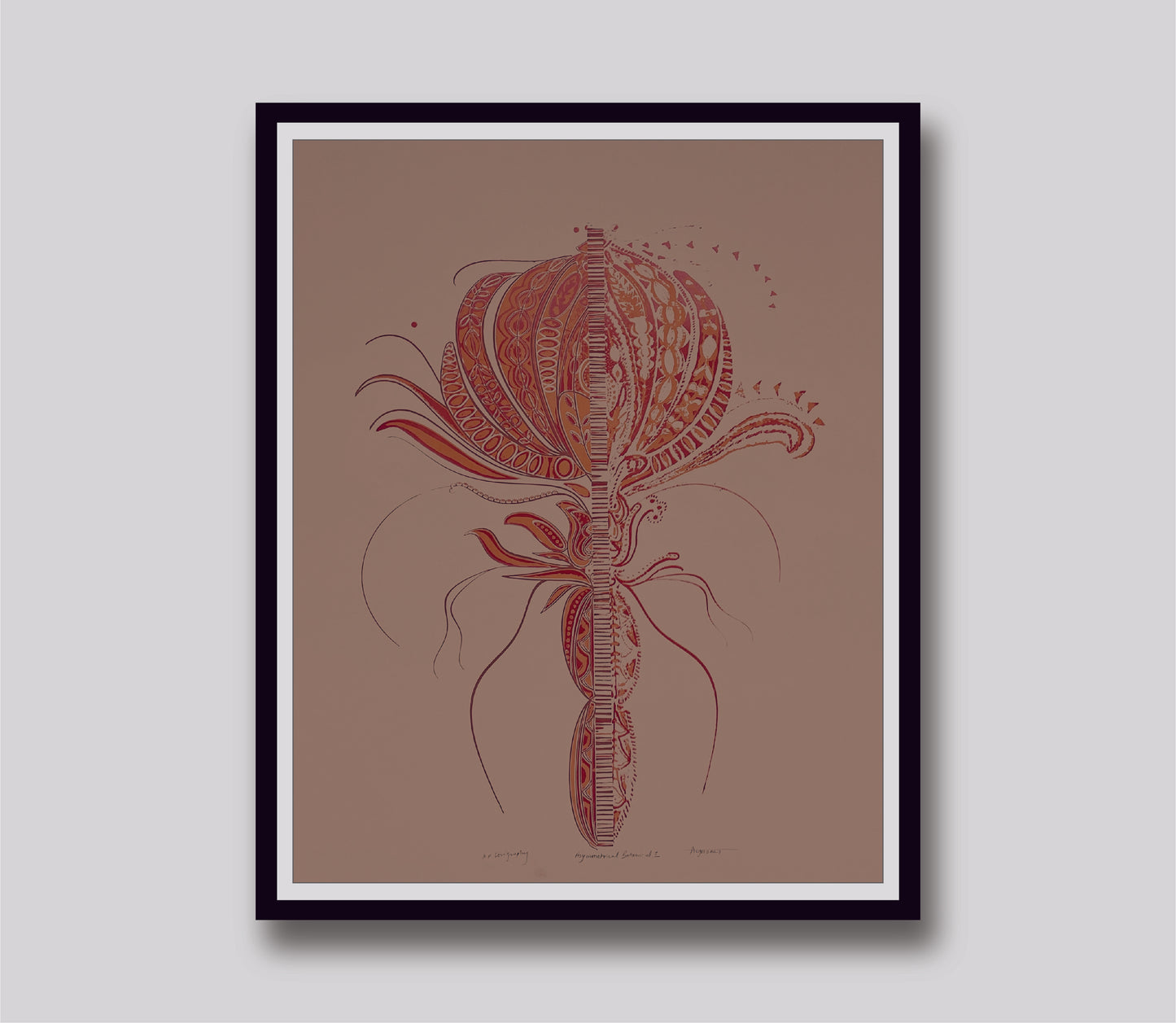 Avni Bansal, "Asymmetrical Botanical I" 2021