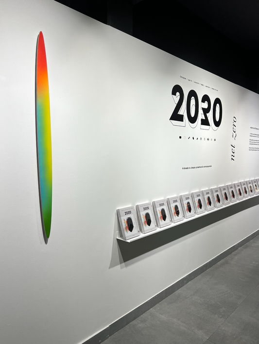 Installation view of the exhibition