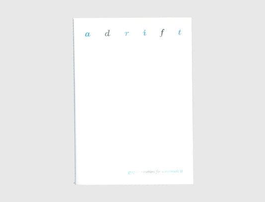 adrift: graphic notations for watermusic ii by arshad hakim