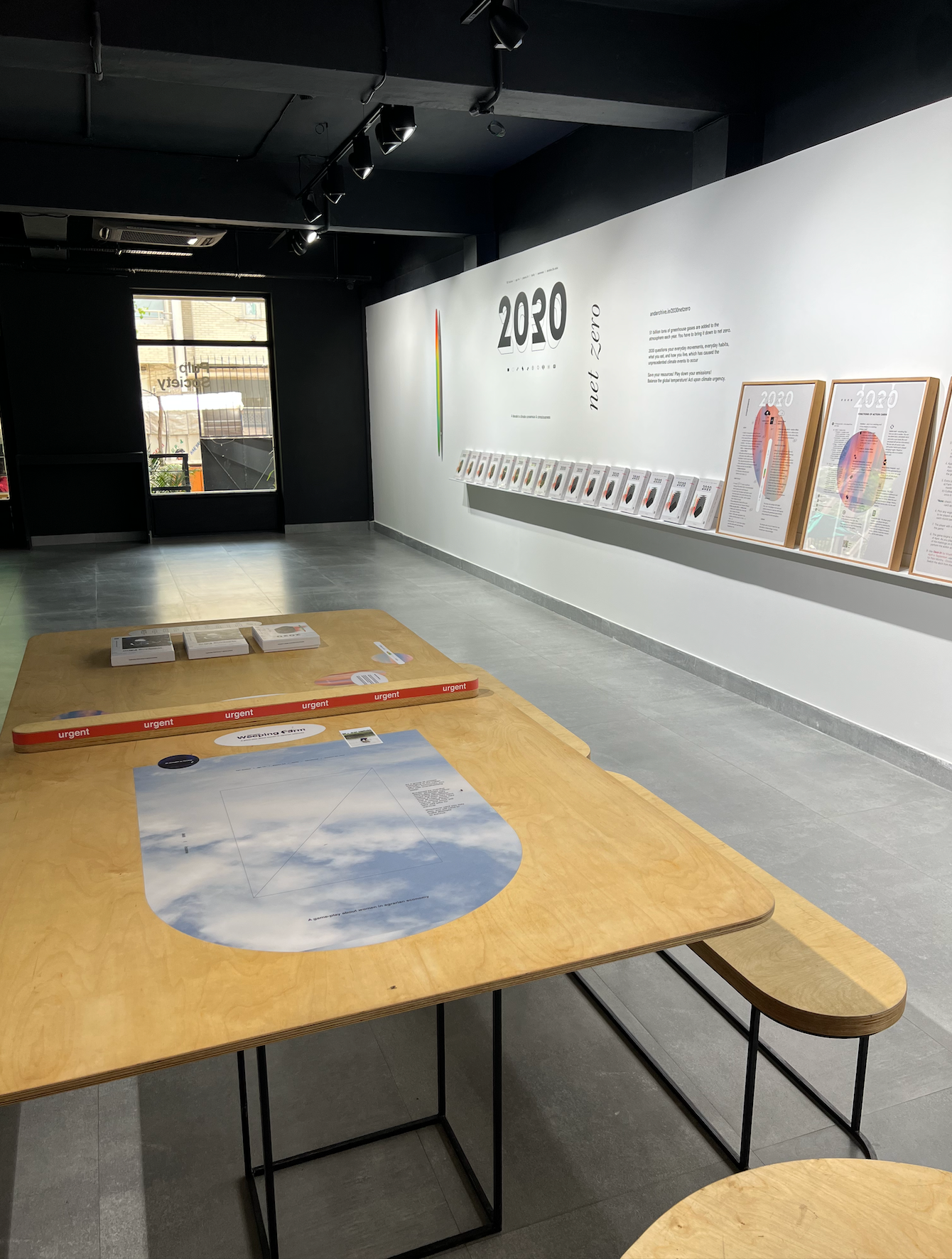 Installation view of the exhibition