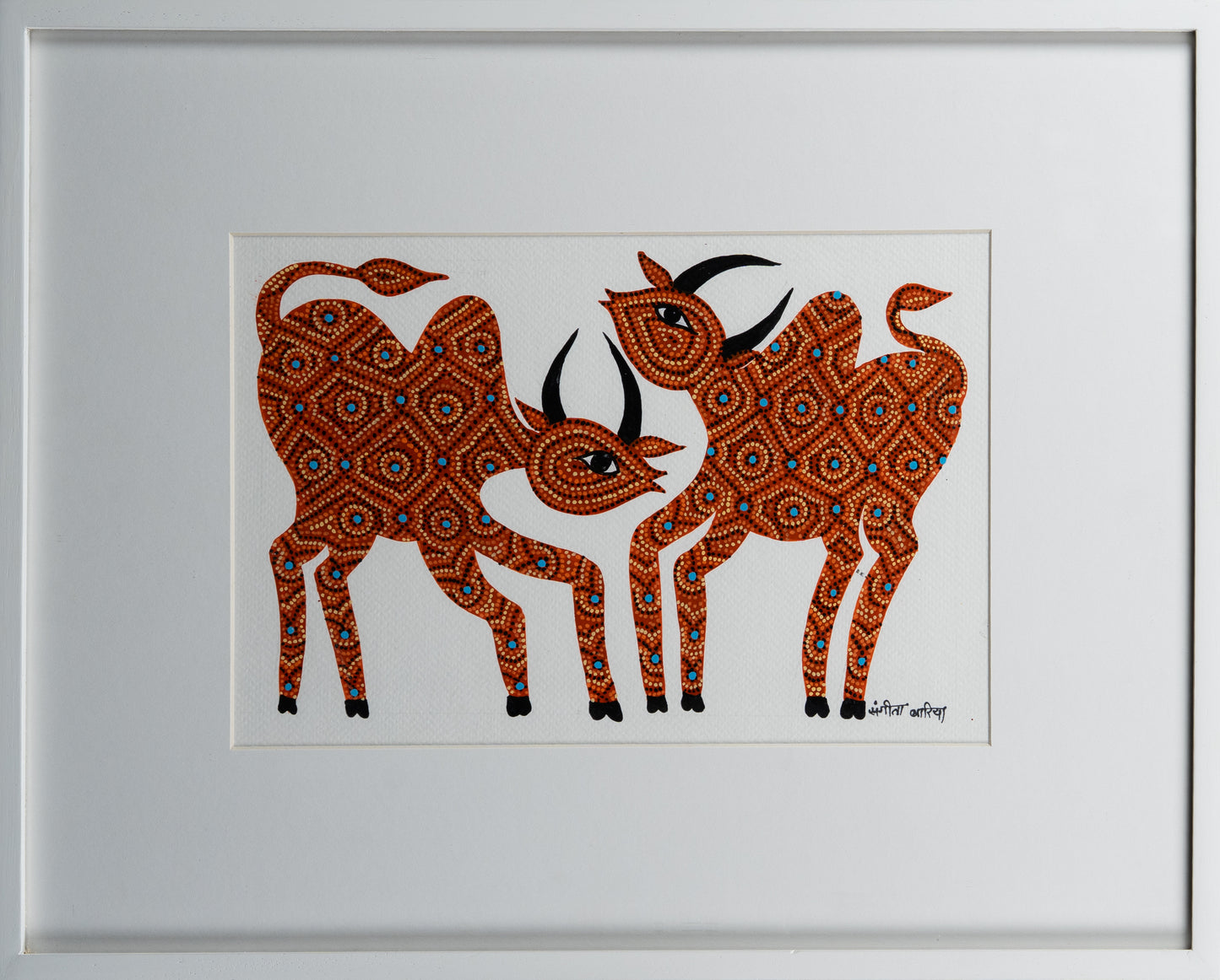 Sangeeta Bariya | A Pair of Cows
