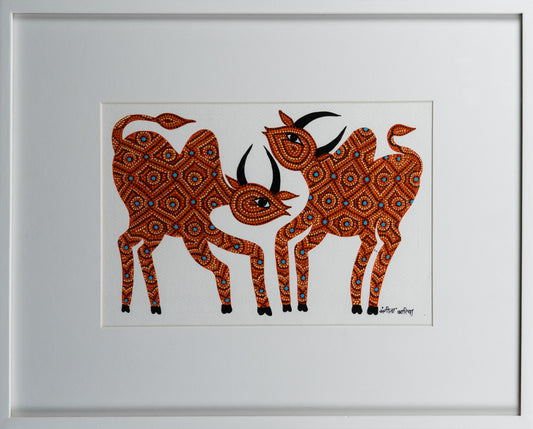 Sangeeta Bariya | A Pair of Cows