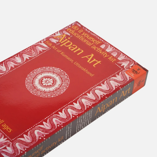 DIY Colouring Folk Art kit Aipan Painting