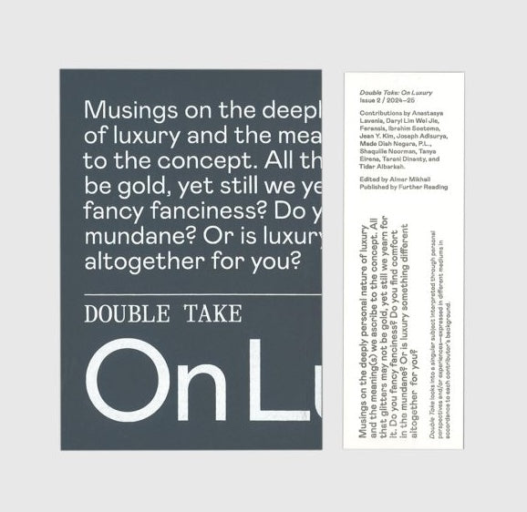 Double Take Issue 2: On Luxury by Almer Mikhail (Ed.)